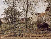 Camille Pissarro Road Vehe s peaceful autumn painting